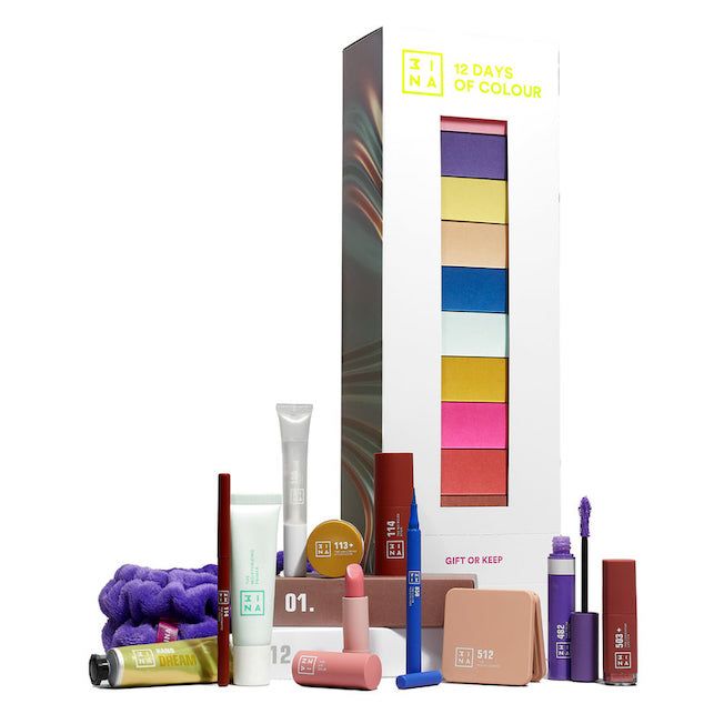 Las firmas de maquillaje sostenible también crean sus propios calendarios de adviento antes de Navidad.