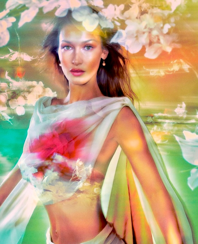 La modelo Bella Hadid es la imagen de Orebella, su propia firma de perfumes sin alcohol.