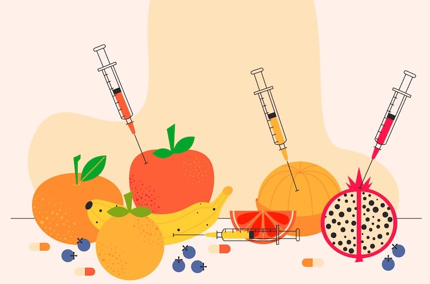 Las frutas con vitaminas son esenciales para evitar una deficiencia nutricional que dañe la microbiota.